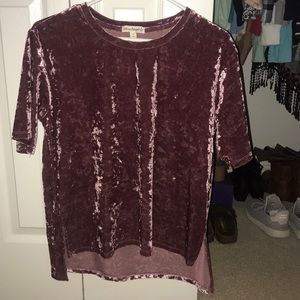 Velvet shirt